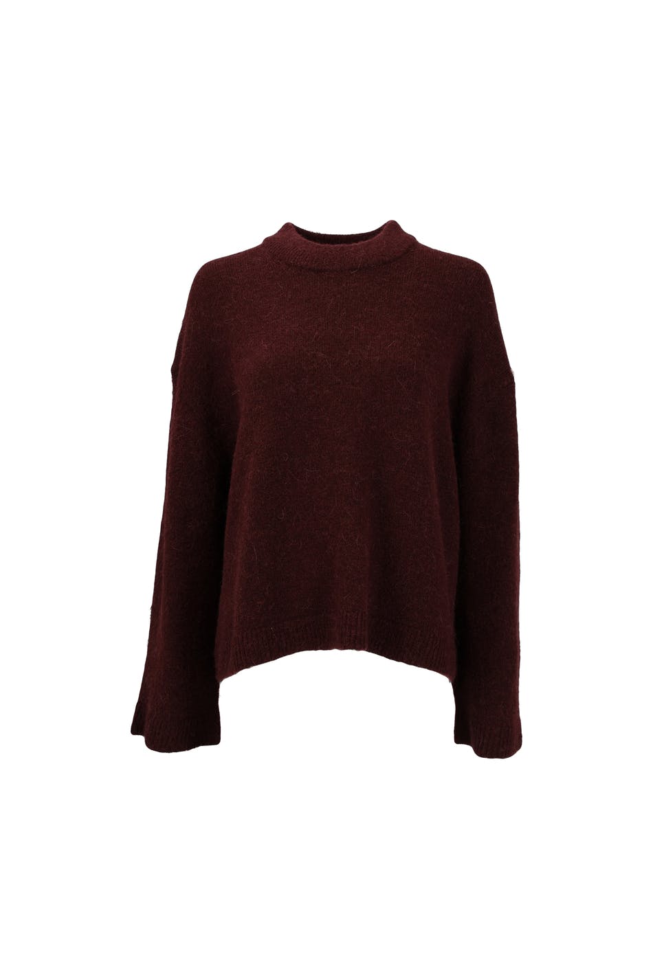 Crew neck knitted sweater
