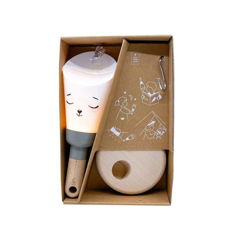 Coffret 5 en 1 Lampe Nomade pipouette fait dodo taupe Polochon and cie