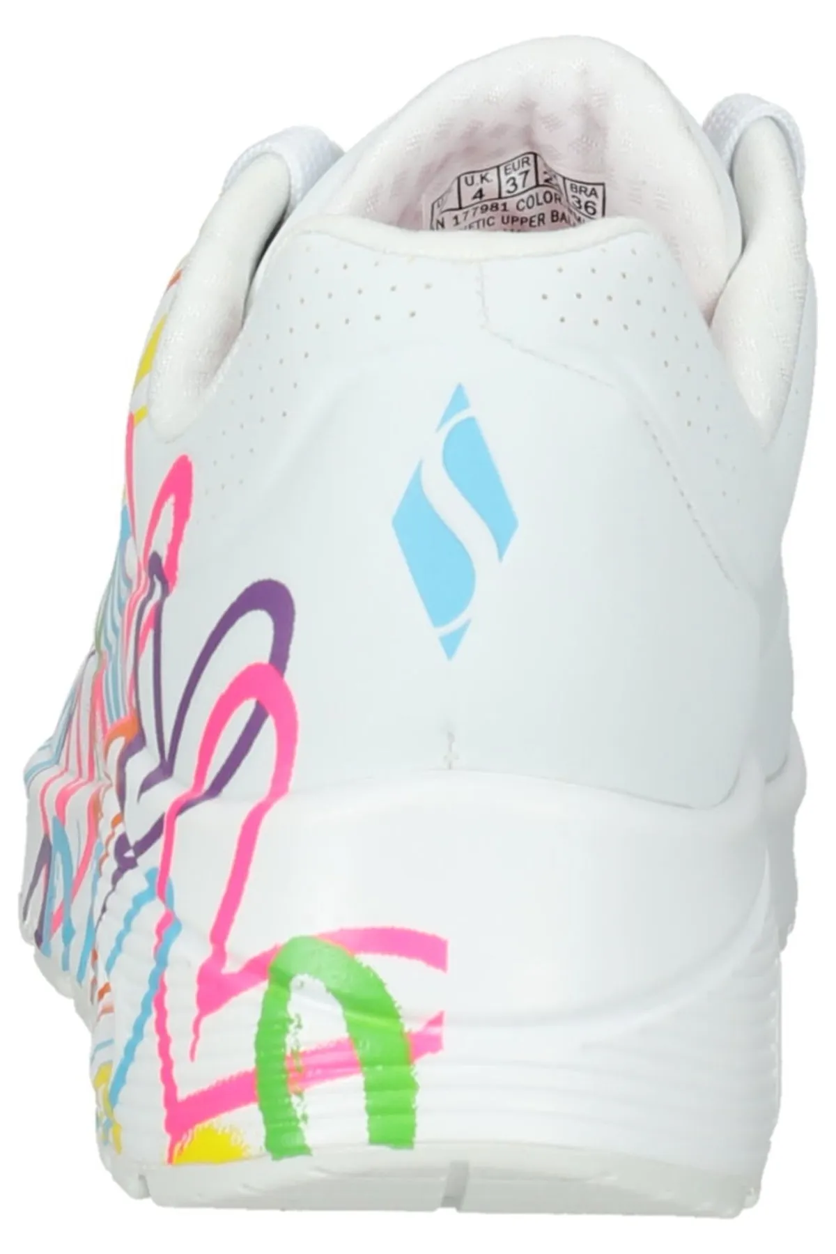 SKECHERS  Sneaker - Weiß - Flacher Absatz