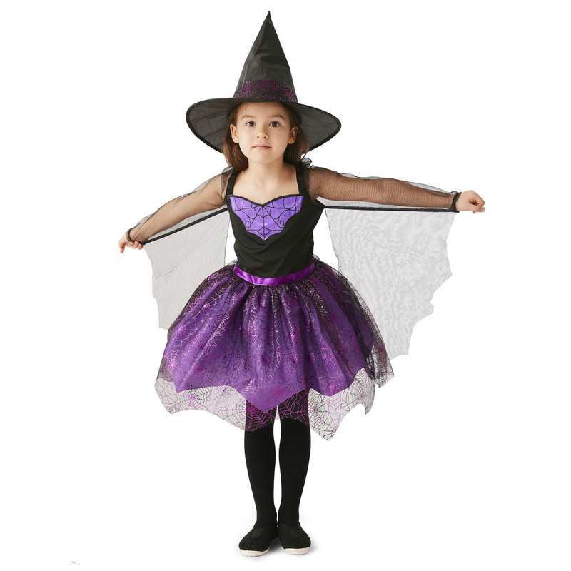 Déguisement sorcière violette 6-8 ans Oxybul