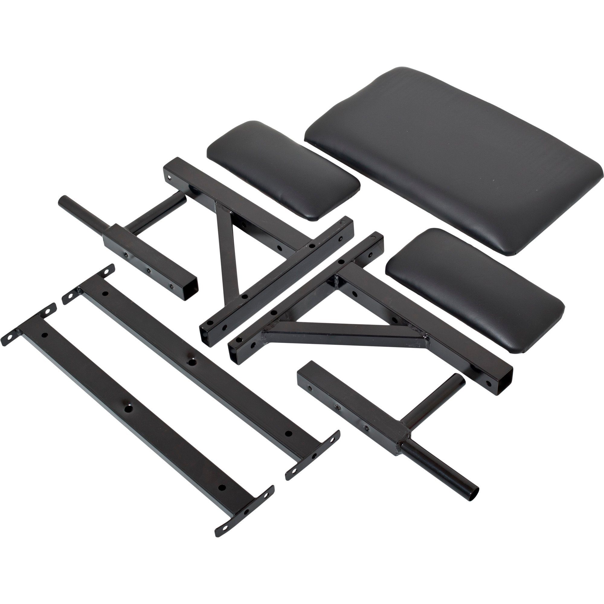 GORILLA SPORTS Trainingsstation Dip Station, Wandmontage - Bauchmuskeltrainer, Polsterung, Dips Barren, (1-tlg)