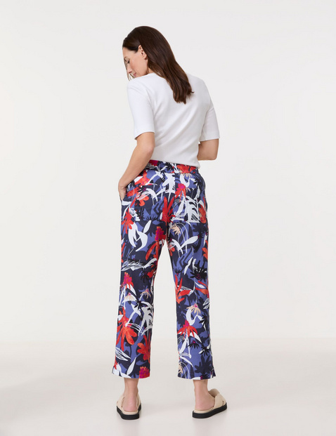 Schlupfhose Easy Fit mit Leinenanteil