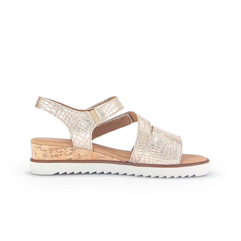 Gabor comfort Keilsandalette gold