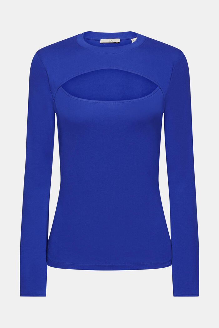 Longsleeve mit Cut-out-Detail
