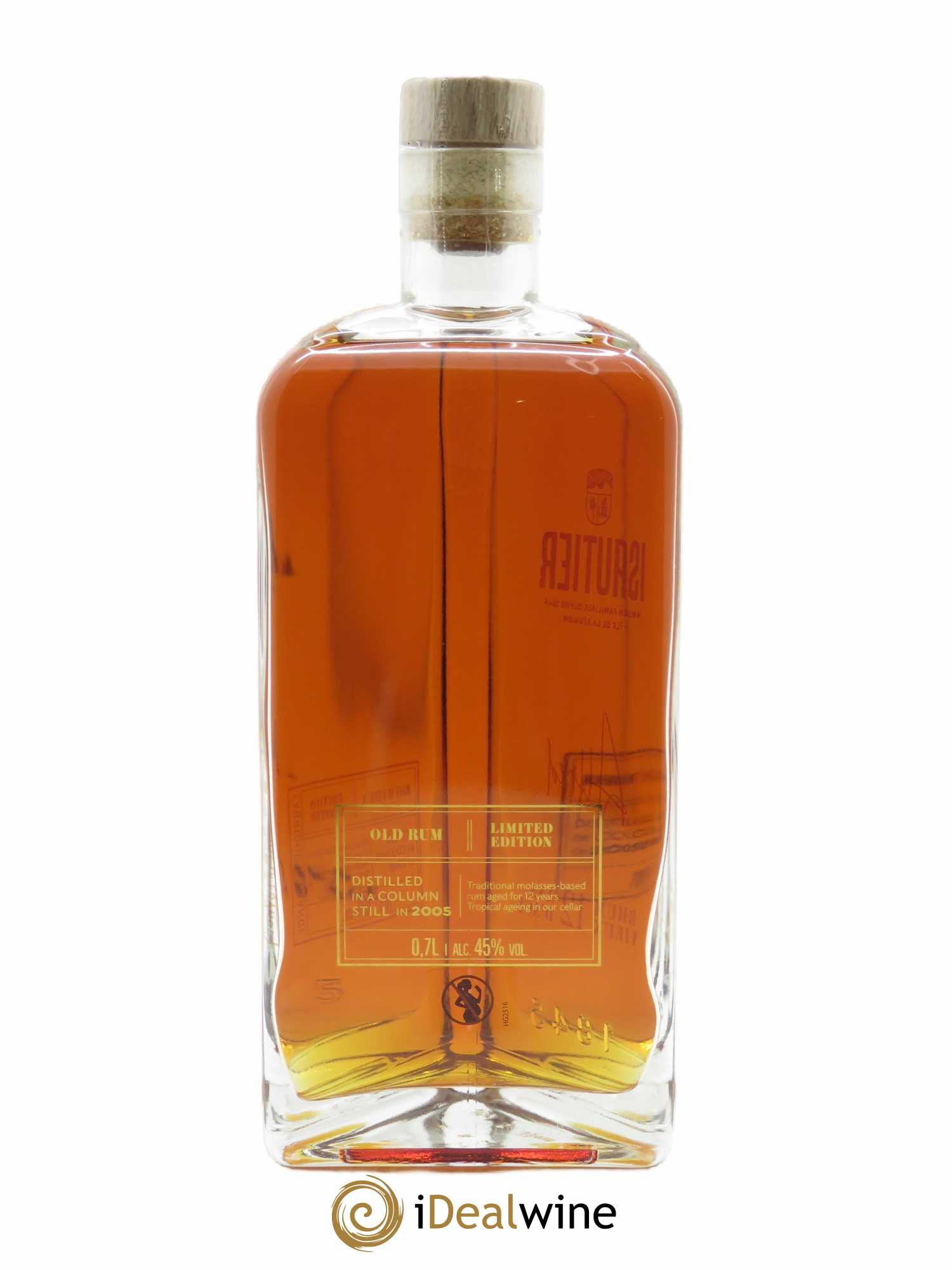 Rum Isautier 12 ans Alfred Rhum Vieux (70cl)  - Lot de 1 Bouteille