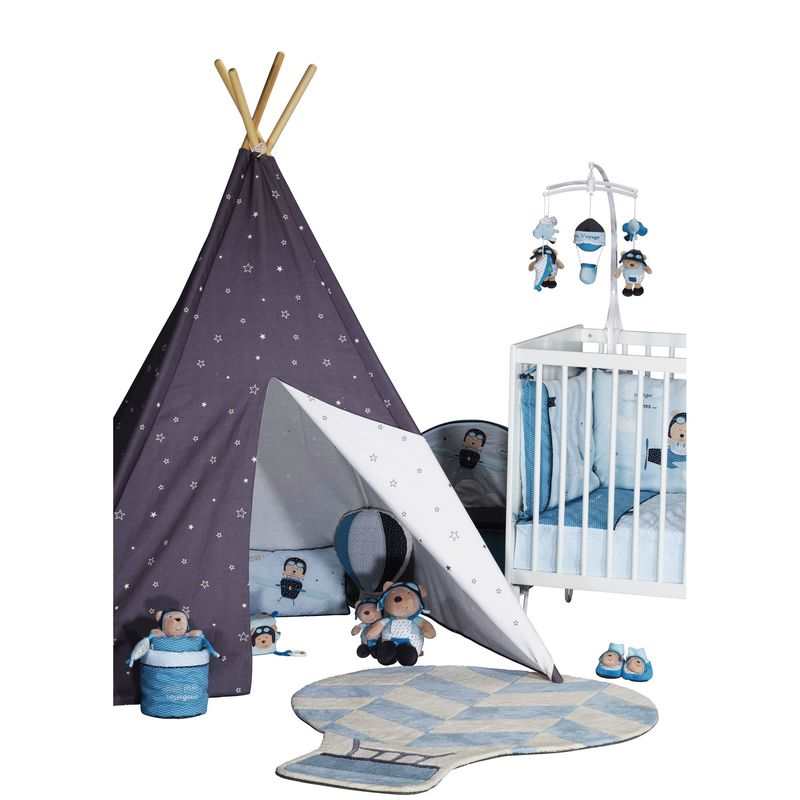 Tipi en toile coton Lazare