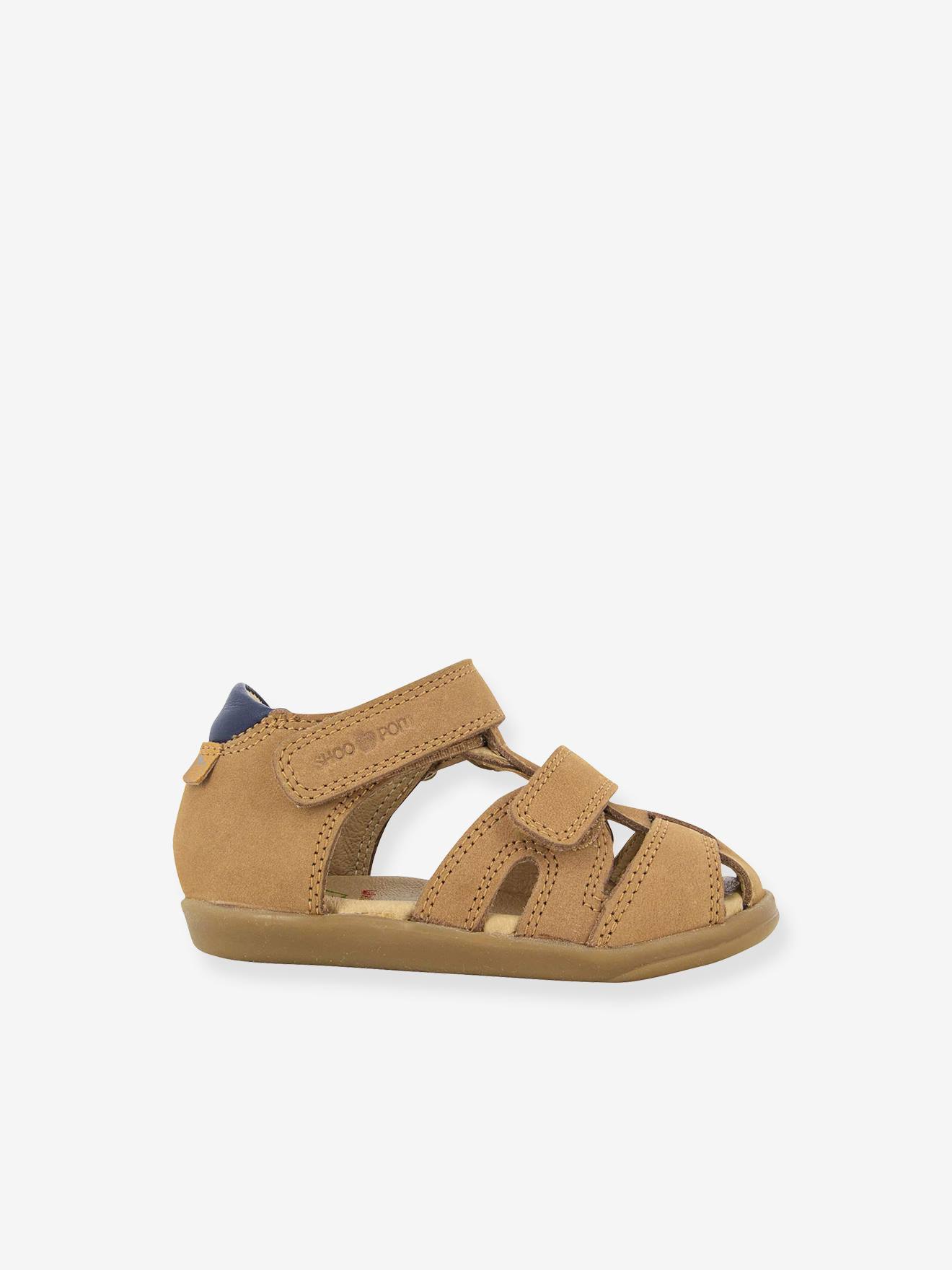 Shoo-Pom Kinder Klett-Sandalen PIKA SCRATCH SHOO POM - camelfarben