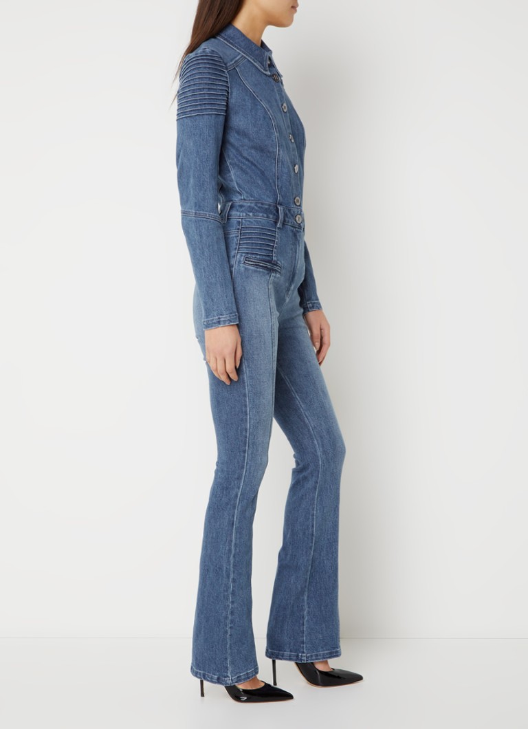 NIKKIE America flared fit denim jumpsuit