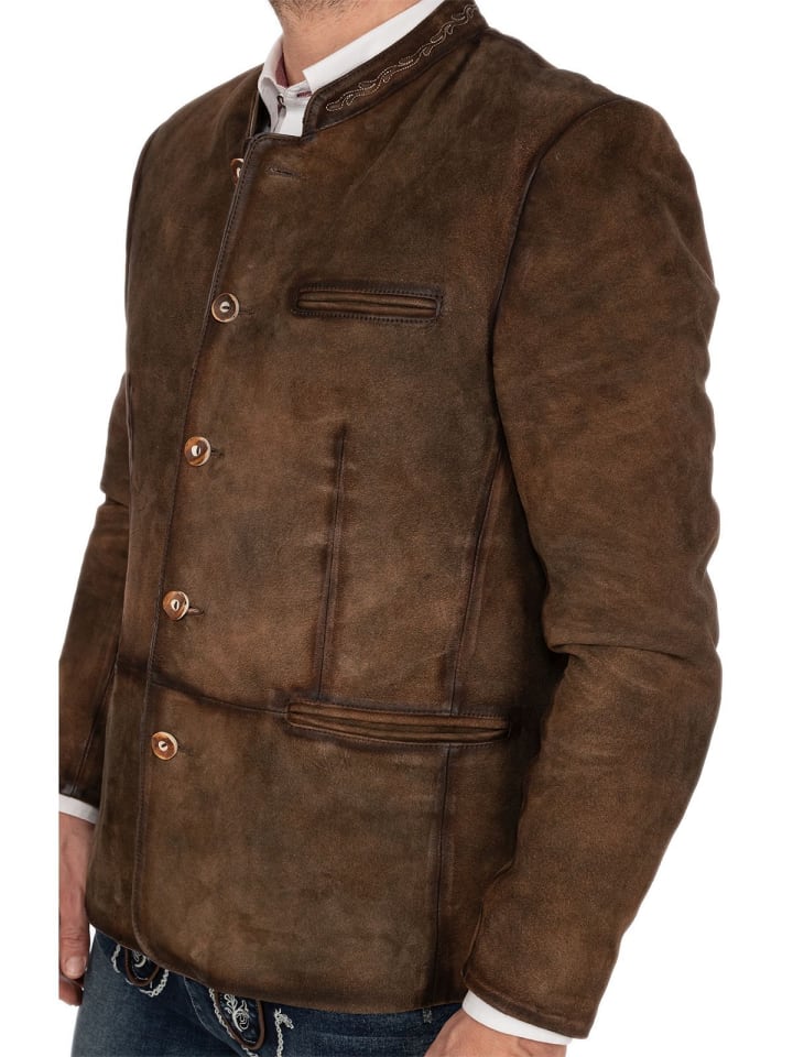 MADDOX Lederjacke KIRNBERG in braun günstig kaufen