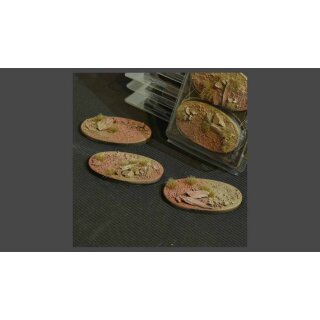 Badlands Bases, Oval 75mm Battle Ready (3)