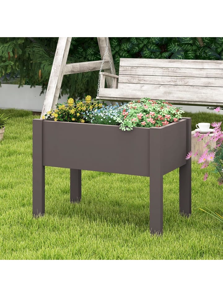 COSTWAY Gartenbeet selbstbewässernd 76x45x61cm in Braun günstig kaufen onesize