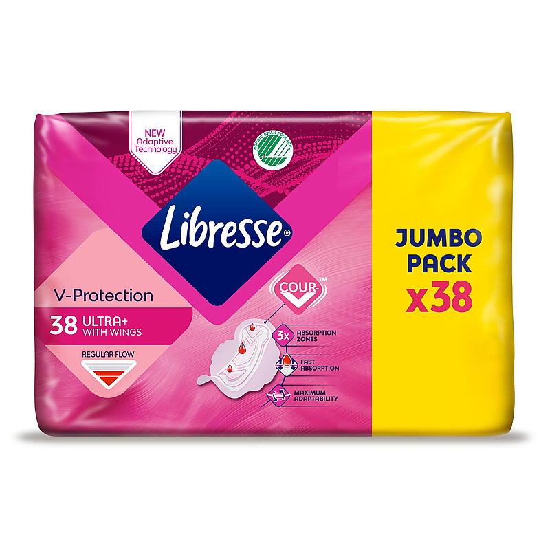 Libresse Libresse bind 38-pk Ultra Normal Wing Jumbo