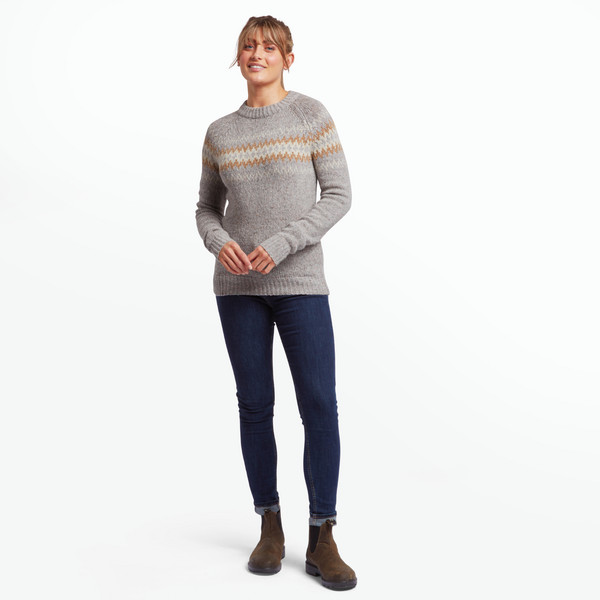 DUMJI CREW SWEATER Damen - Wollpullover