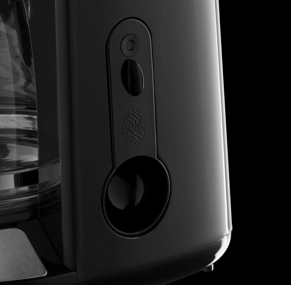 RUSSELL HOBBS Filterkaffeemaschine Adventure 24010-56, 1,25l Kaffeekanne, Papierfilter 1x4, mit Glaskanne, 1100 Watt, Edelstahl gebürstet