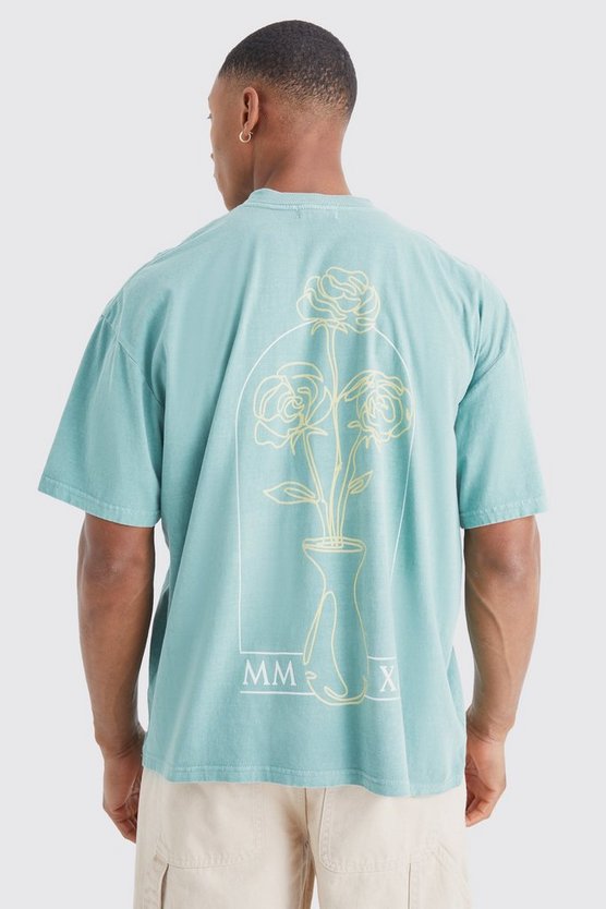 T-Shirt mit floralem Print