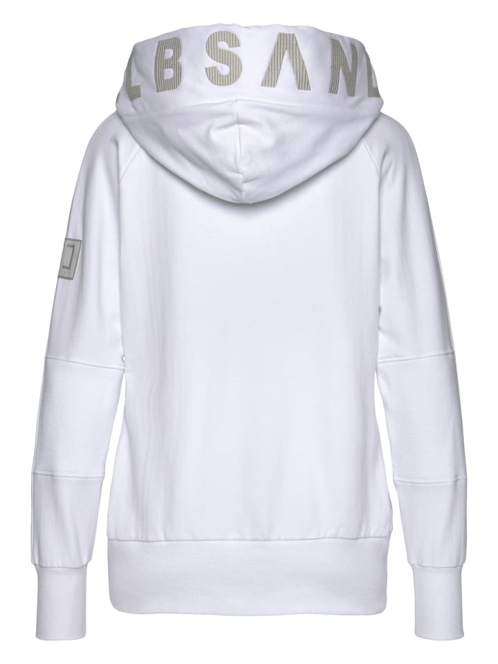 ELBSAND Kapuzensweatjacke in weiß günstig kaufen