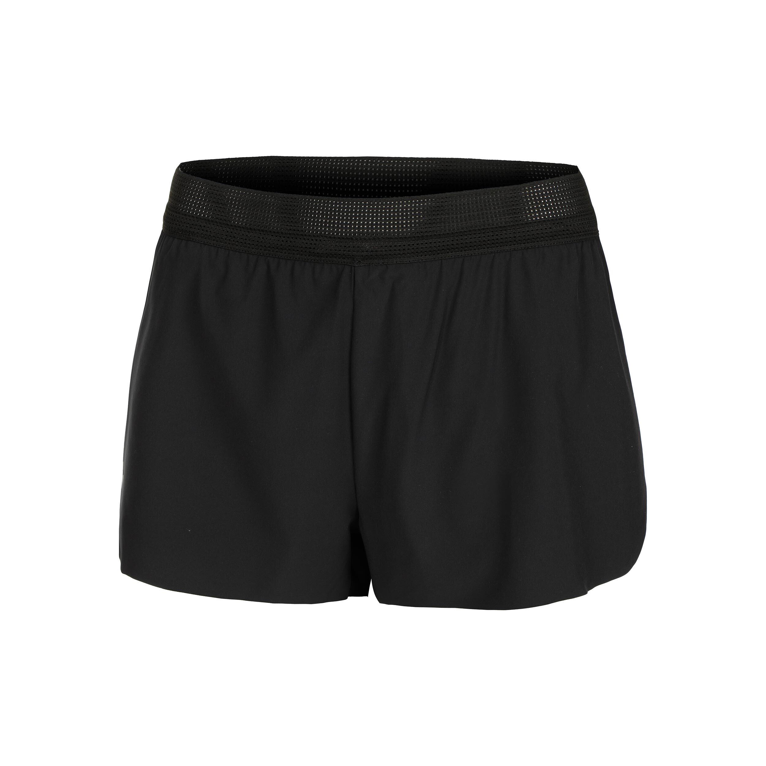 Pro Hypervent Split 2 Laufshorts Damen - Schwarz