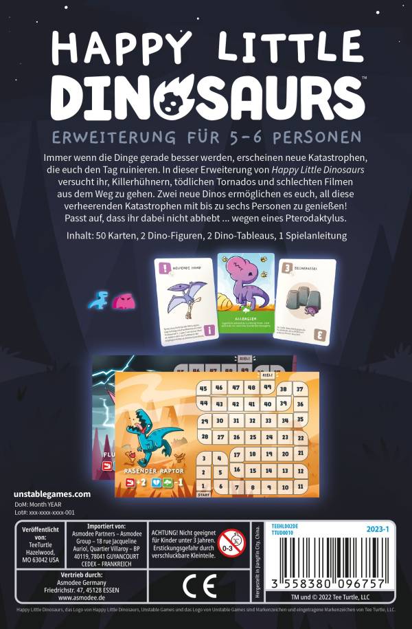 Happy Little Dinosaurs - Erweiterung für 5 bis 6 Personen (Erw.)