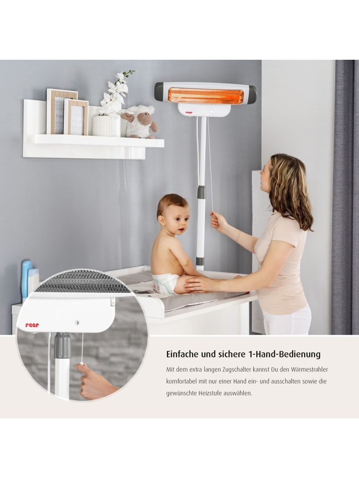 Reer 2in1 FeelWell Wickeltisch-Wärmestrahler in Weiß ab 0 Monate günstig kaufen onesize
