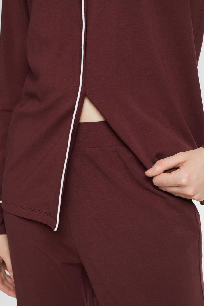 Langes Pyjama-Set aus Jersey