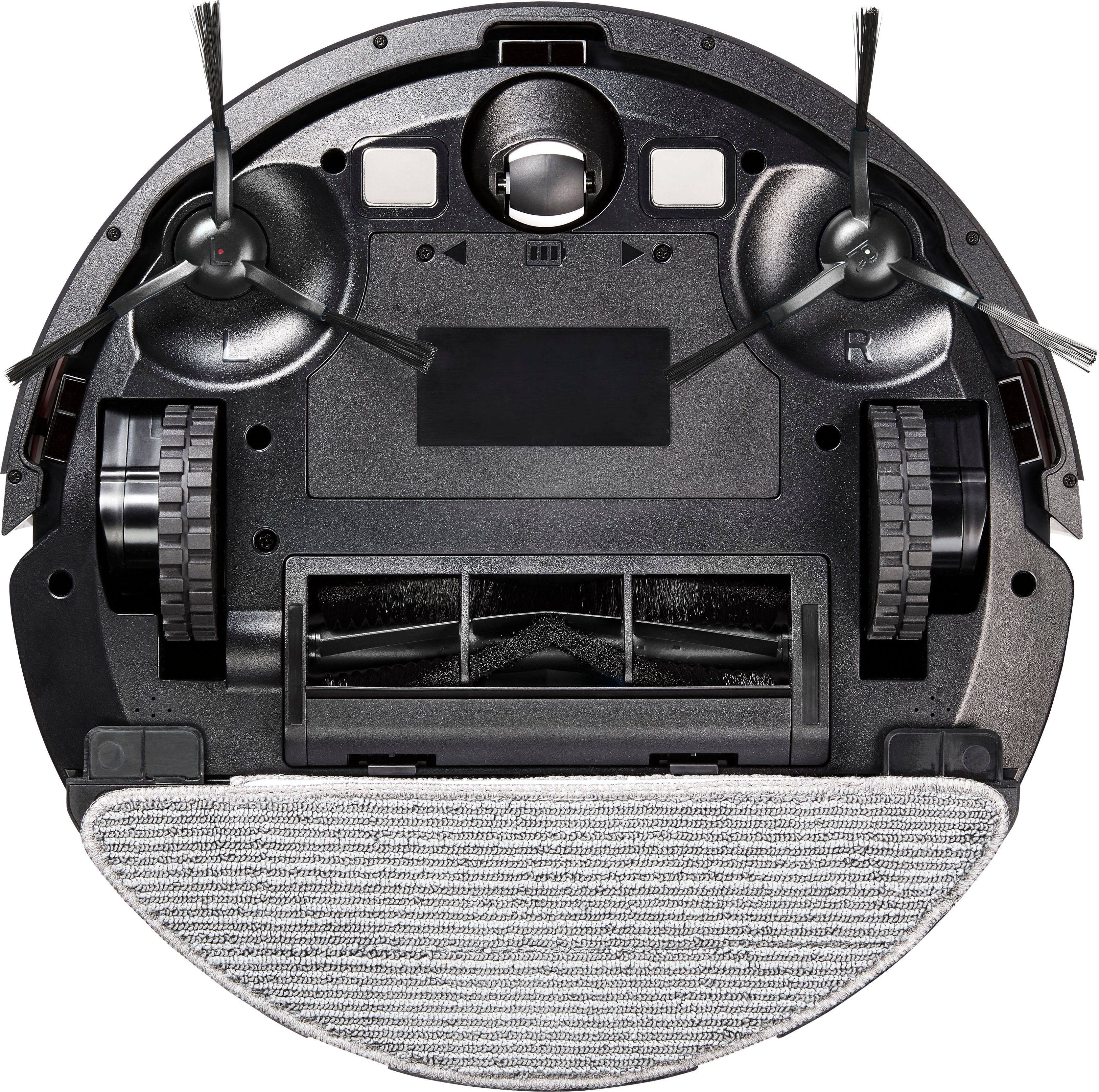 Medion® Nass-Trocken-Saugroboter Saug- und Wischroboter mit Absaugstation (X21 SW), App Steuerung und automatische Entleerung