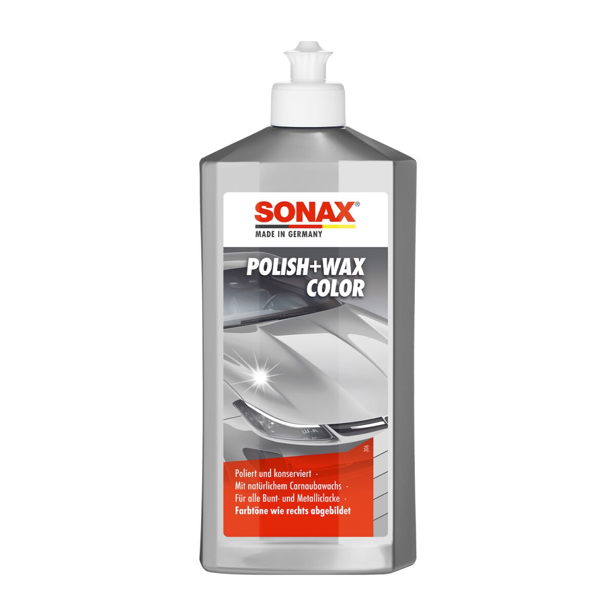 SONAX Polish Wax Color Farbpolitur 500ml silber/grau