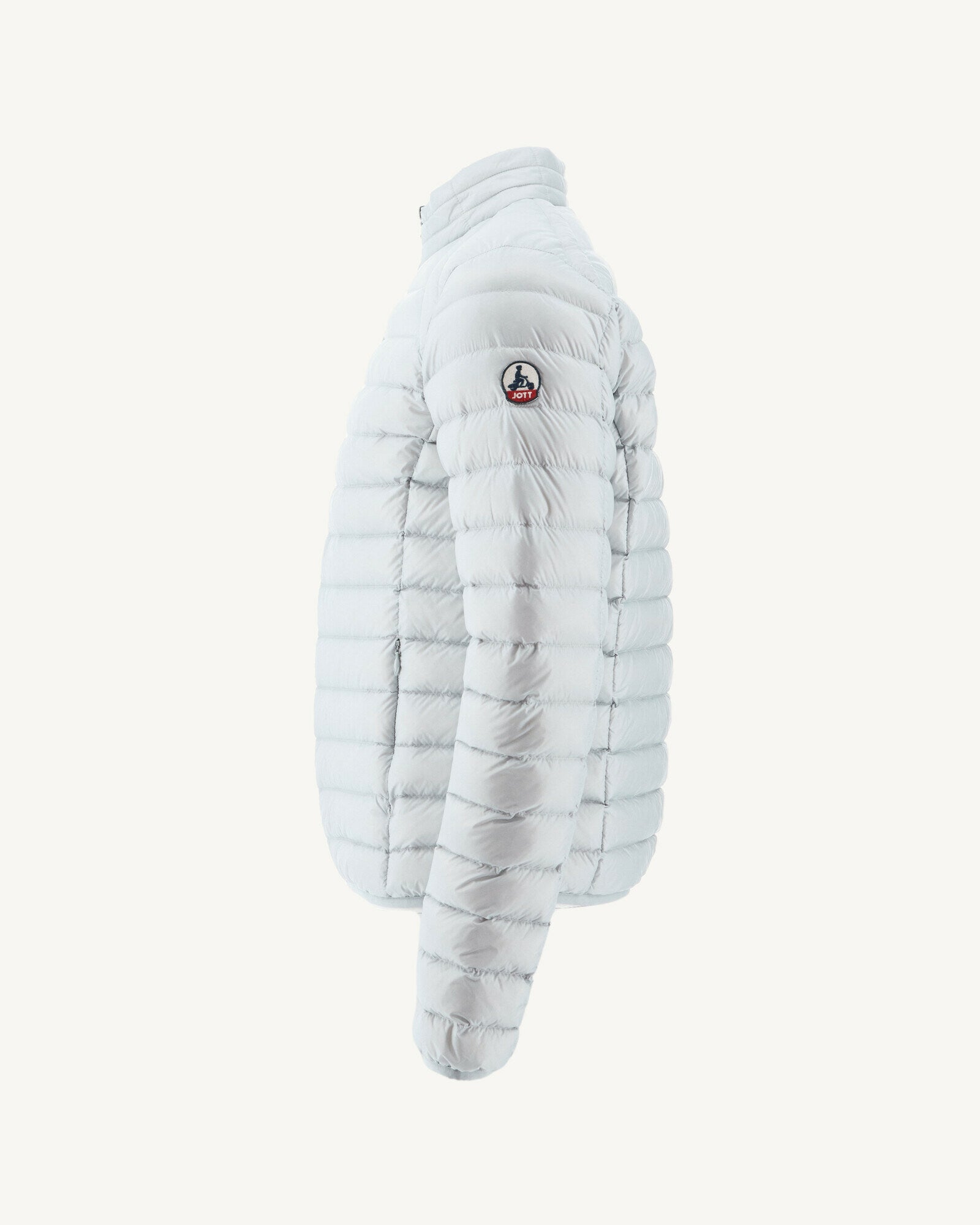 Doudoune légère Gris clair Mat