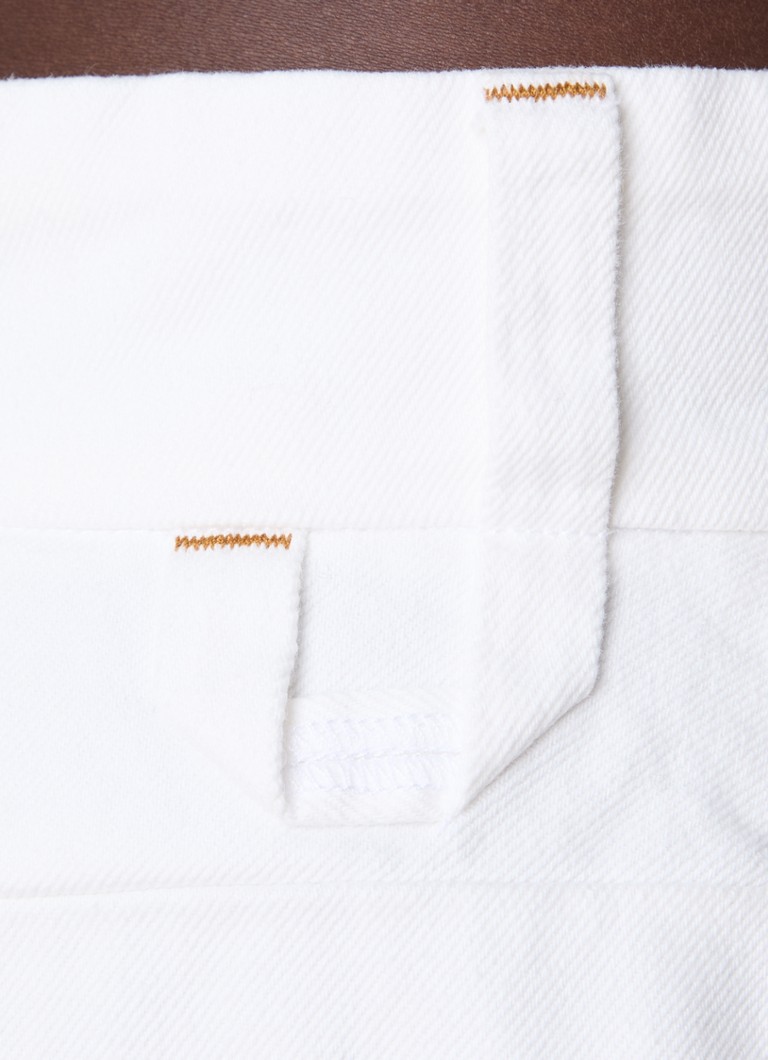 Calça jeans Jacquemus de cintura alta e modelagem afunilada com lavagem colorida.