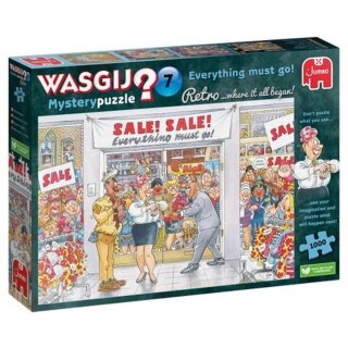 Wasgij Retro Mystery 7: Alles muss raus! (1000 Teile)