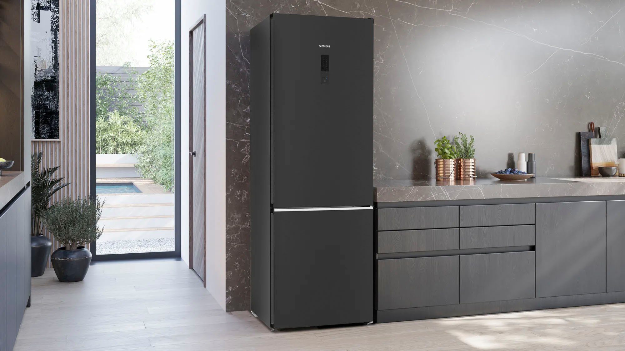 SIEMENS Kühl-/Gefrierkombination iQ500 KG49NAXCF, 203 cm hoch, 70 cm breit