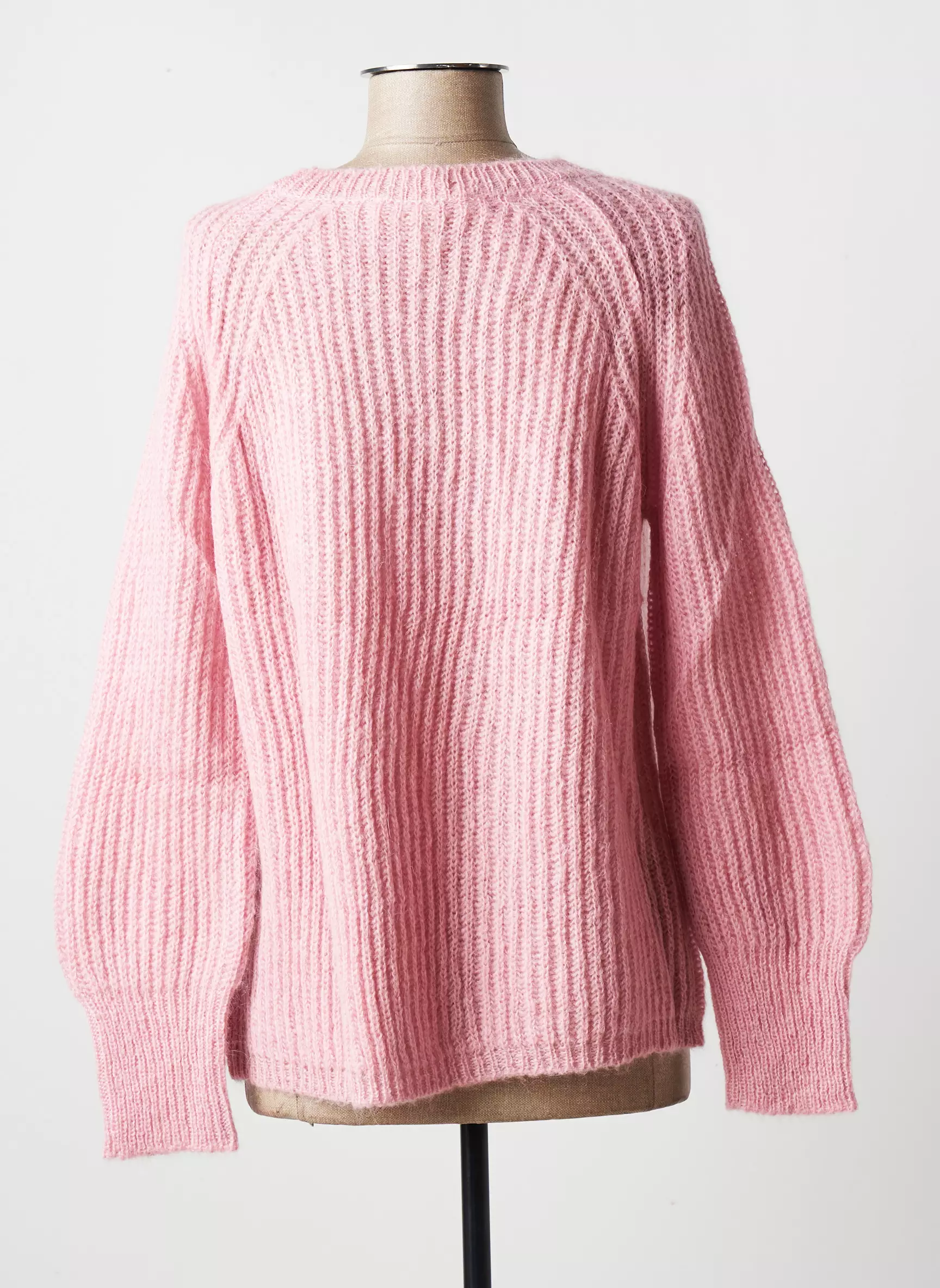Blanc Boheme Pulls Femme couleur rose