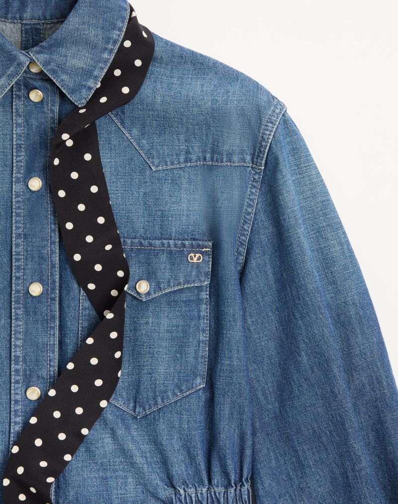 Vestido midi jeans