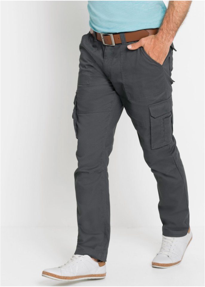 Cargohose mit Teflonausrüstung, Straight