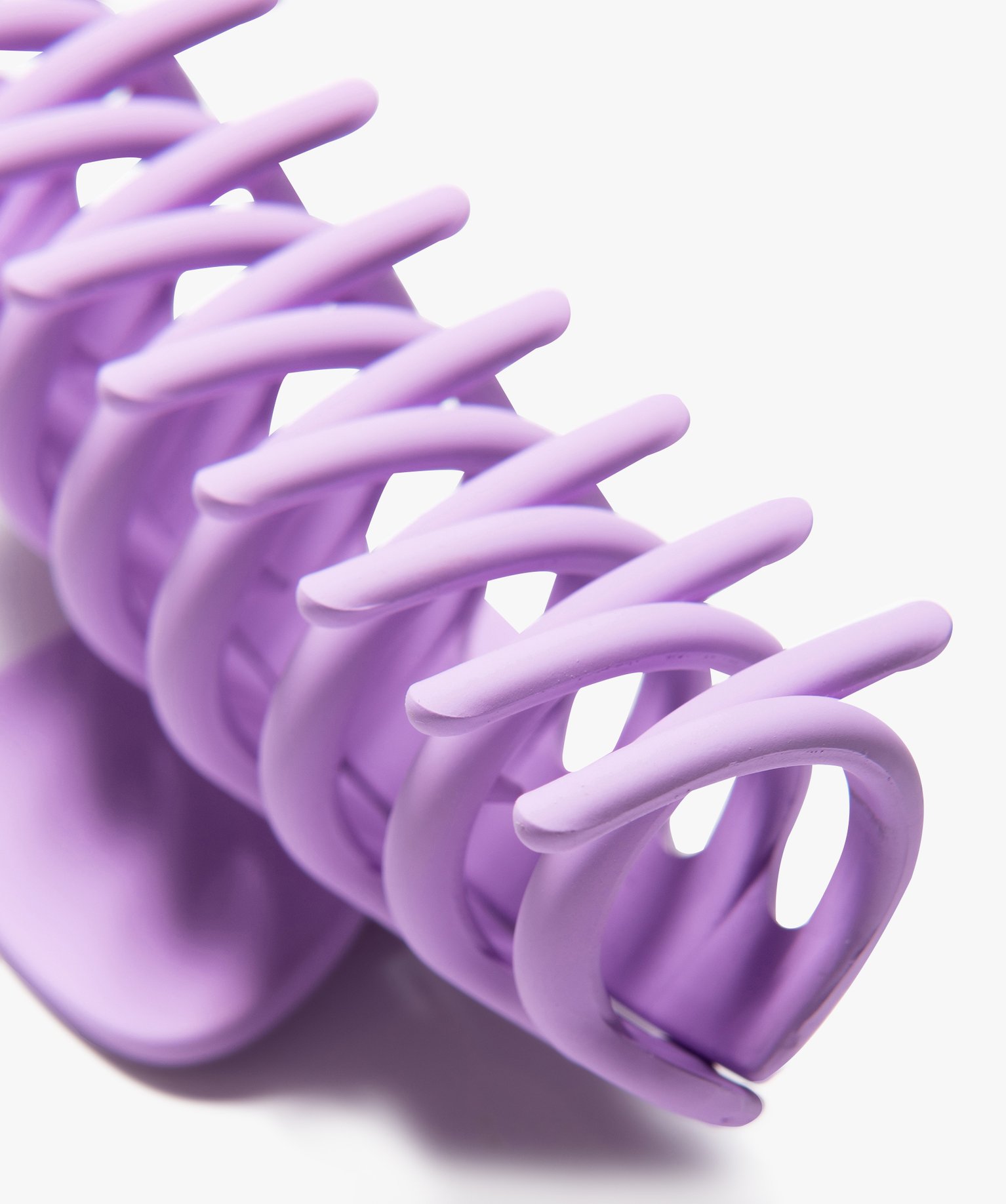 Pince crabe pour les cheveux grand format femme violet | GEMO