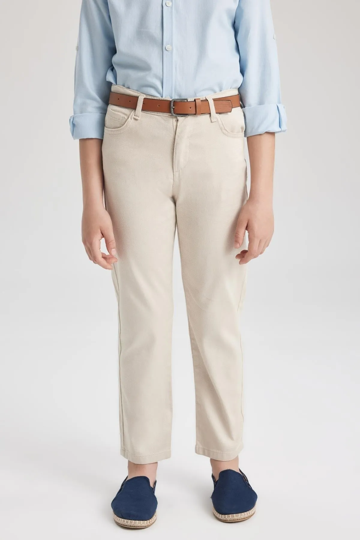 DeFacto  Zweiteilige Gabardine-Hose mit Gürtel für Jungen Z9209a623sm
