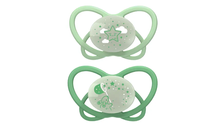 nip®Schnuller My Butterfly Night Green Silikon Größe 1 (0-6 Monate)