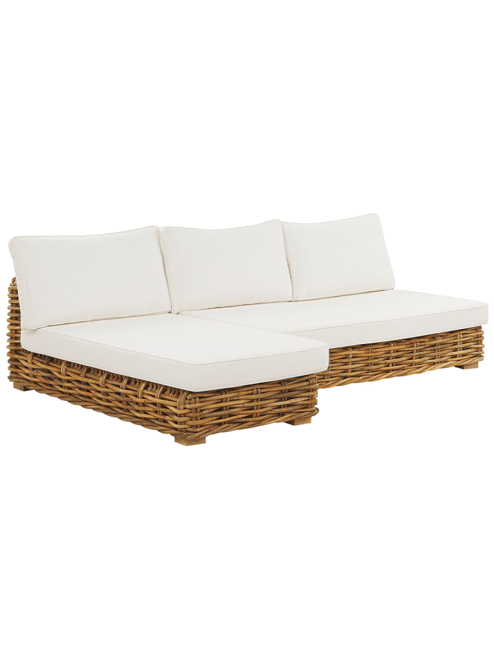 Beliani 4-tlg Lounge Set VARALLO in /Weiß günstig kaufen onesize