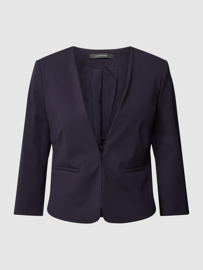 Blazer mit Hakenverschluss in marineblau