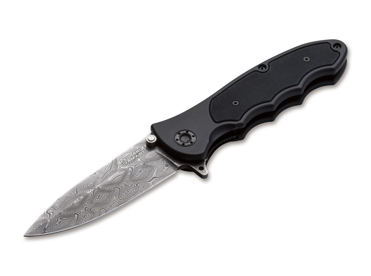 Leopard-Damast III All Black