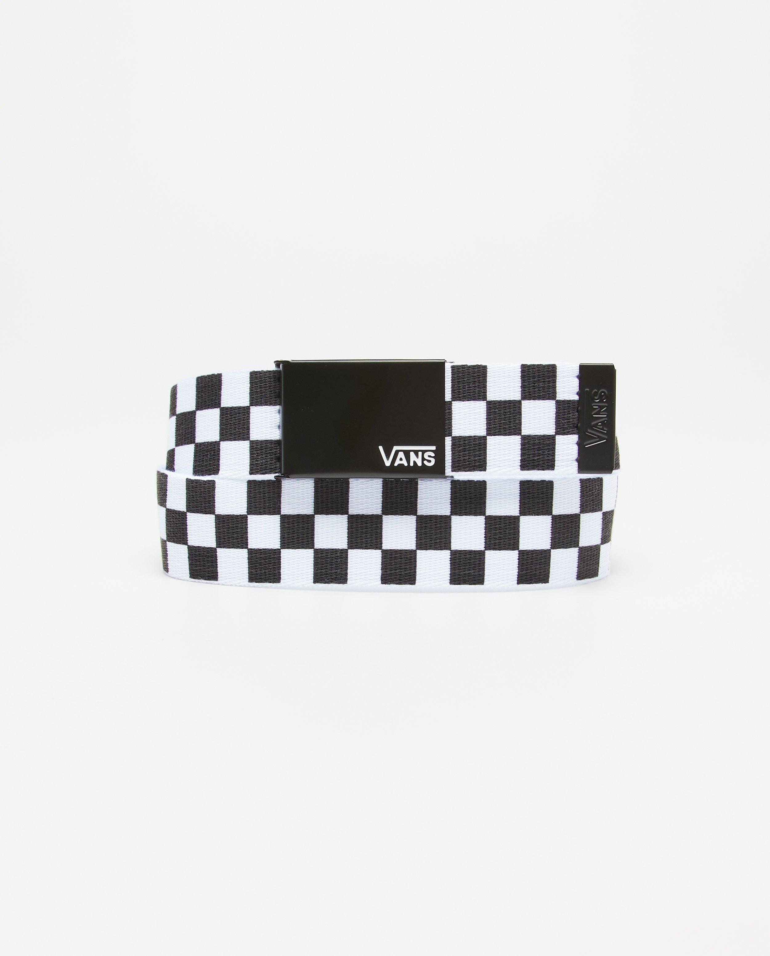 Vans kockás öv fehér