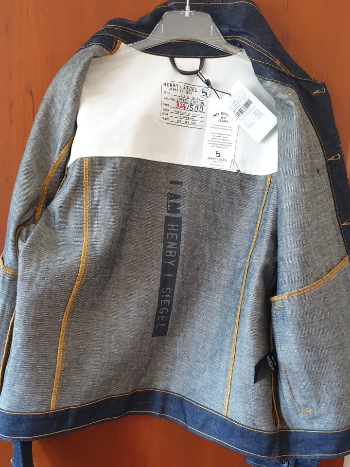 H.I.S Jeansjacke in Dunkelblau günstig kaufen XL