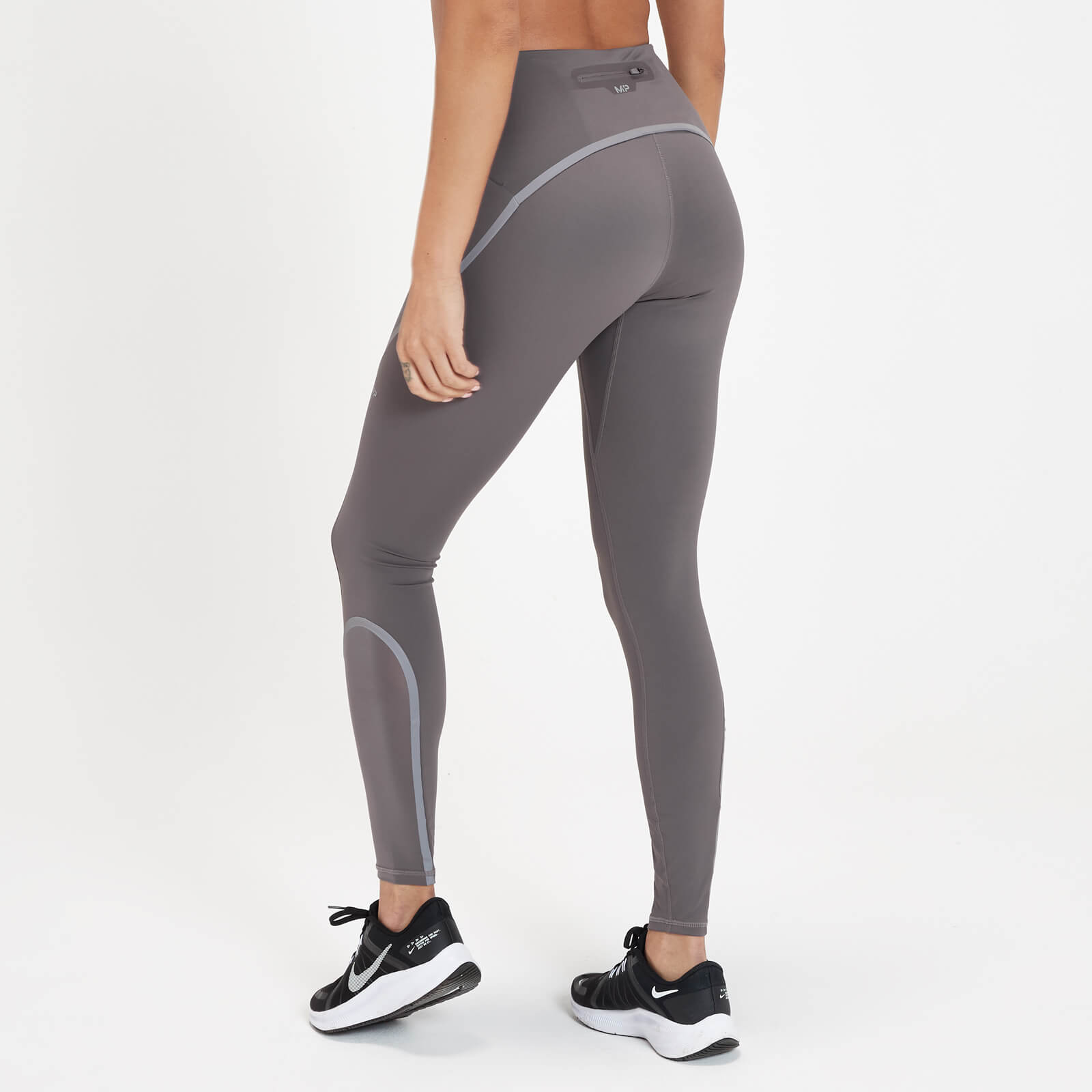 Legging réfléchissant MP Velocity Ultra pour femmes – Gris galet