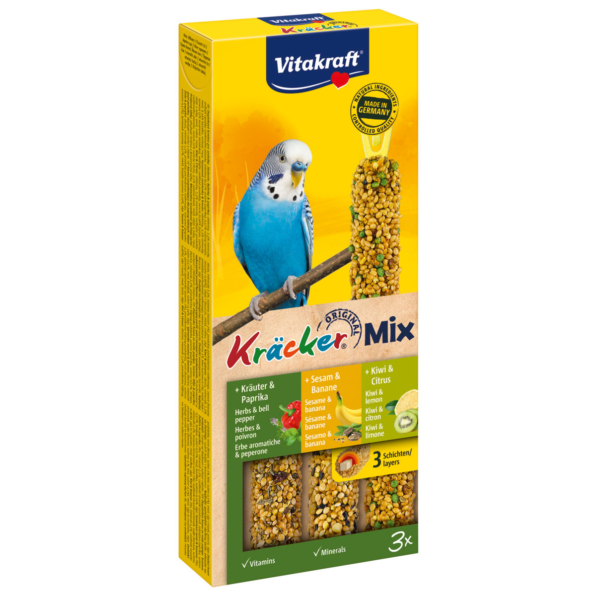 Vitakraft Kräcker Trio Banane Kräuter Kiwi kaufen