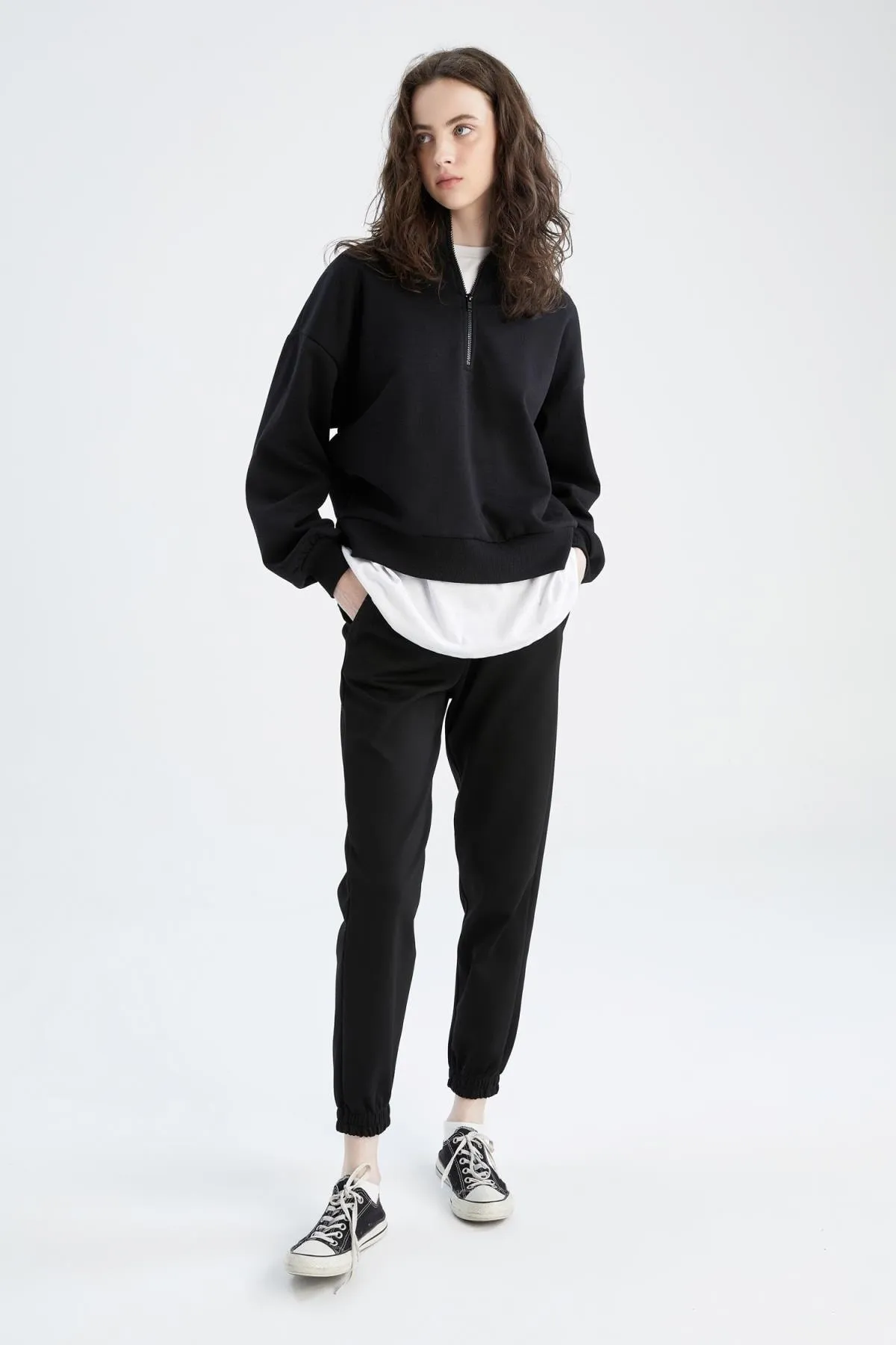 DeFacto  Jogger-Slim-Fit-Jogginghose mit hochklappbaren Taschen