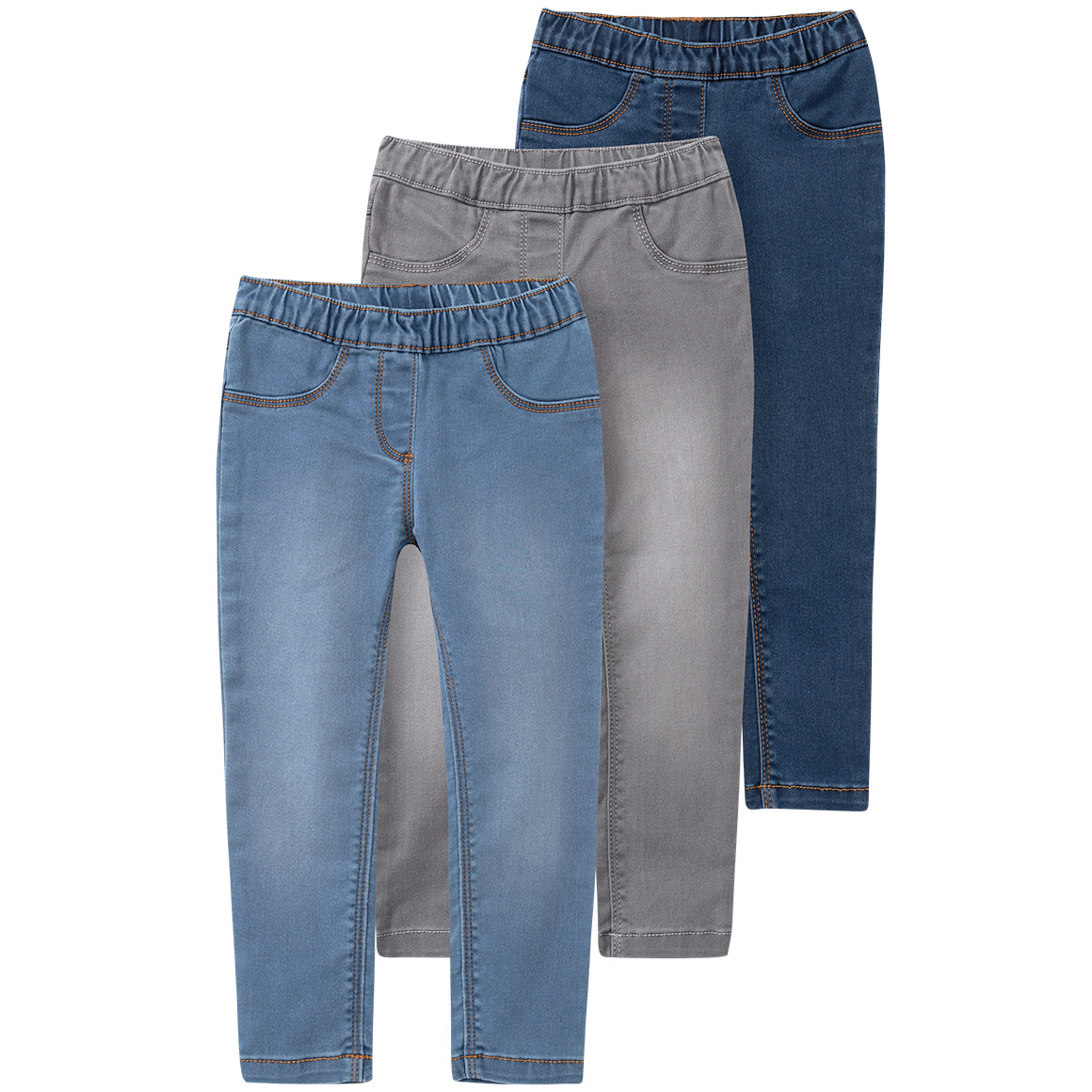 3 Mädchen Jeggings im Set