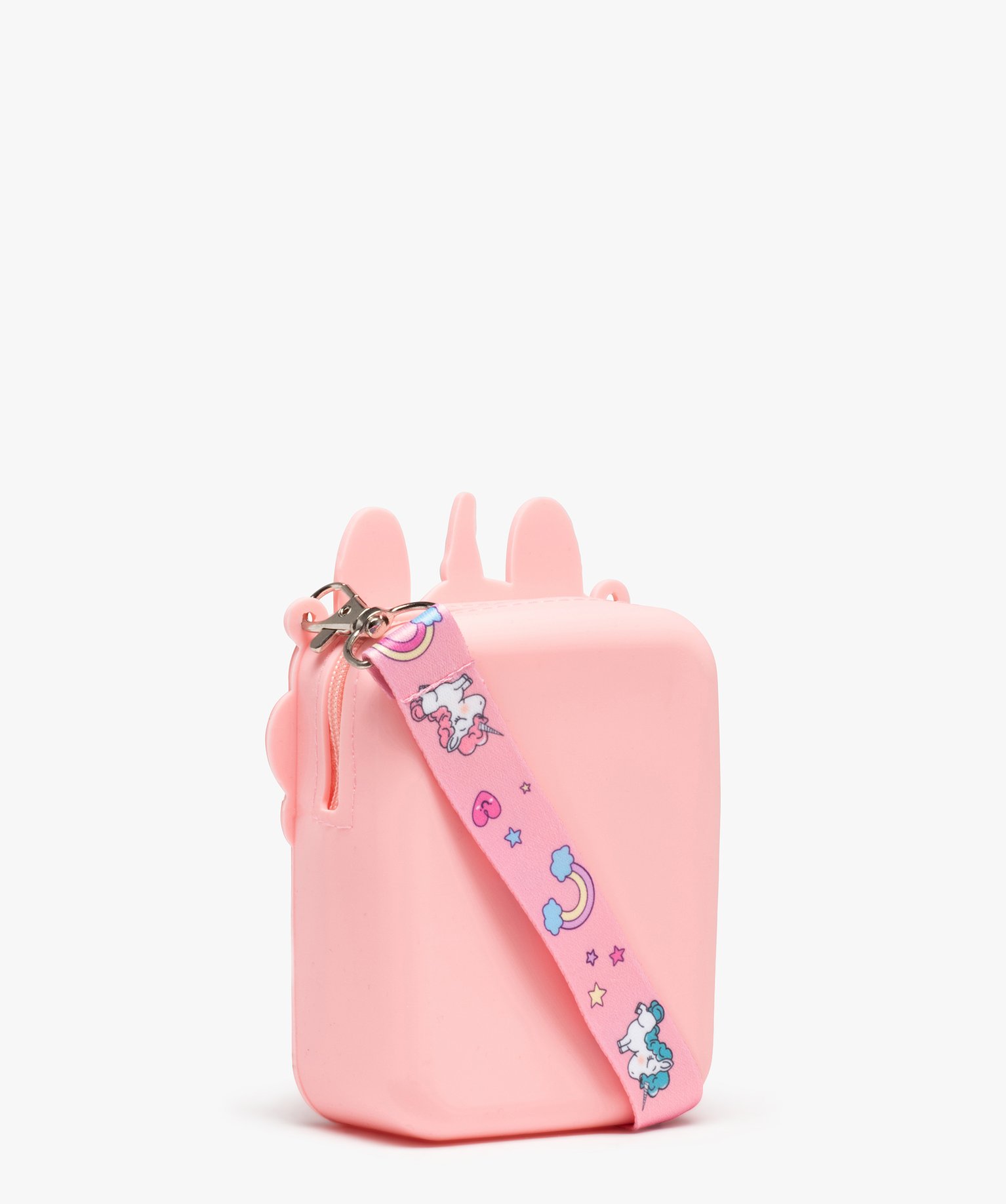 Sac pochette motif licorne avec bandoulière amovible fille multicolore | GEMO
