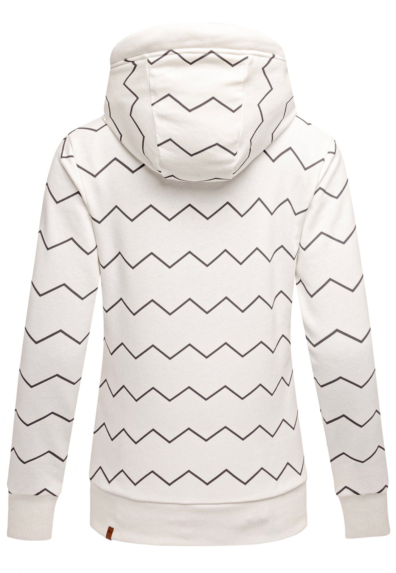 REPUBLIX Kapuzenpullover JULIET Damen Kapuzenpullover Print Sweatjacke Pullover Hoodie