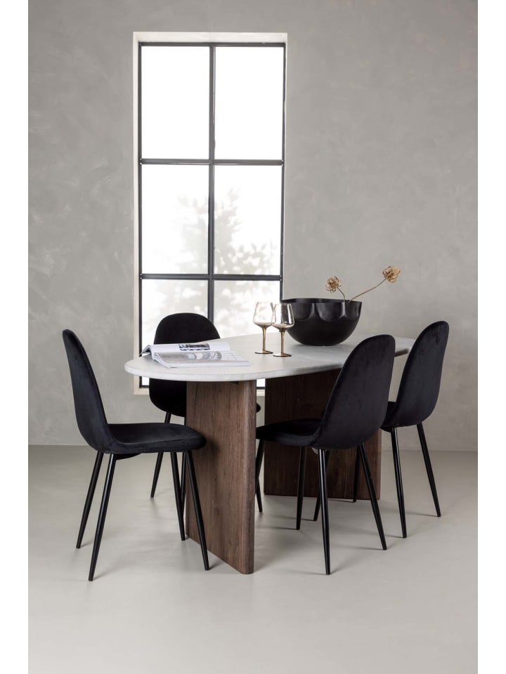 ebuy24 Essgruppe Grönvik 6 (5-teilig) Offwhite 90 x 180 cm günstig kaufen onesize