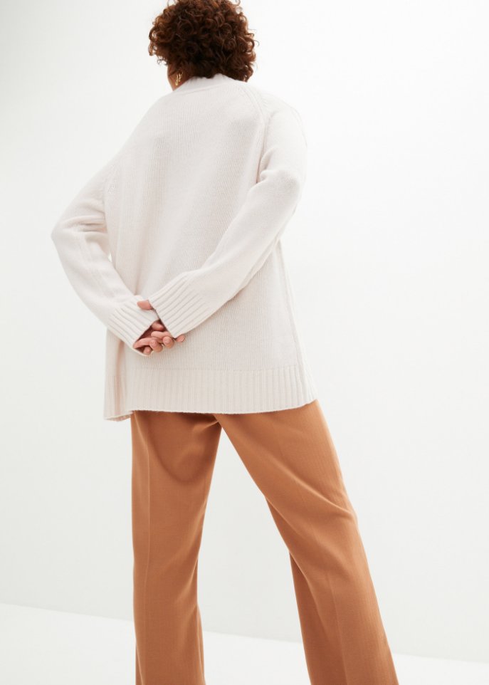 Oversized Woll-Pullover mit Good Cashmere Standard®-Anteil