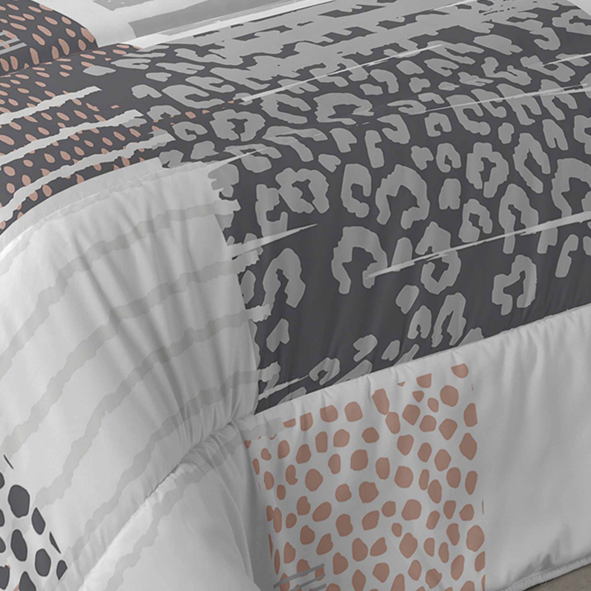 Couette microfibre imprimée Savane